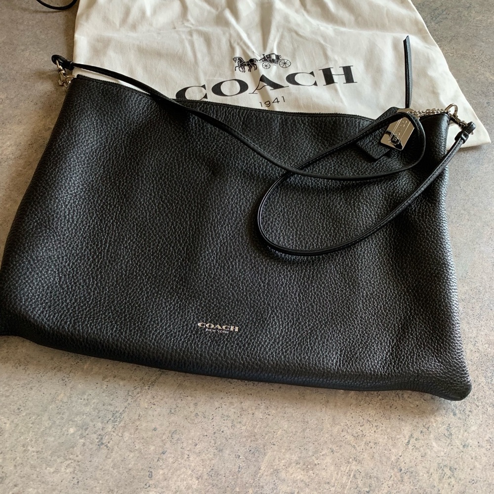 Coach cross over bag|clutch